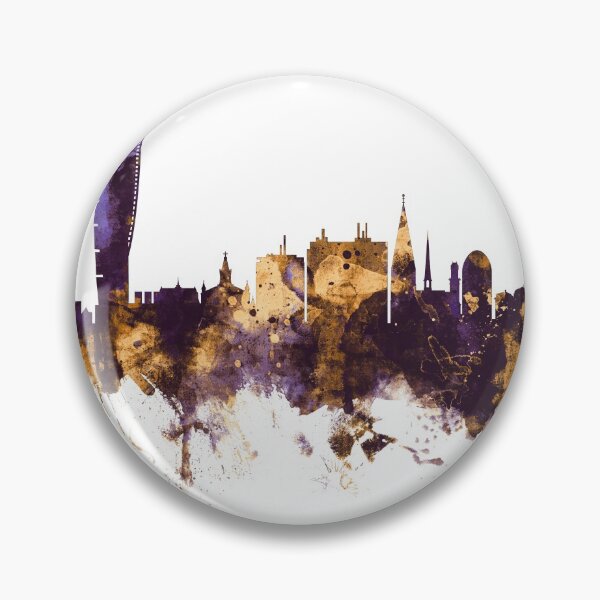 Item preview, Malmo Sweden Skyline designed and sold by ArtPrints.
