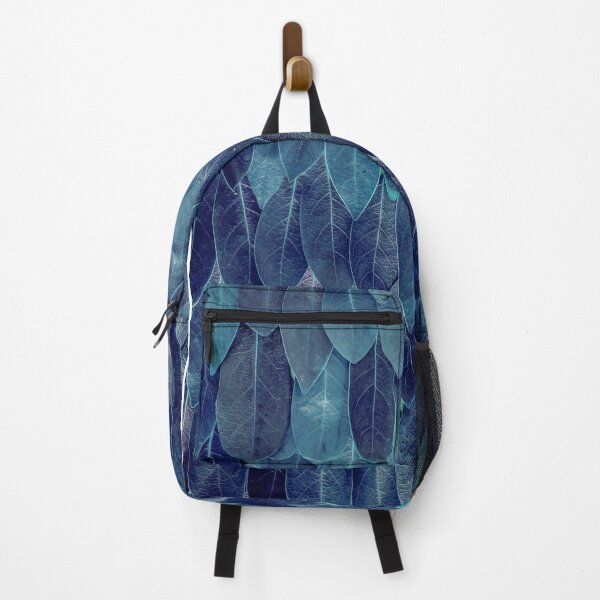 Item preview, Blue Leaves and Feathers Sci-Fi Texture designed and sold by yisela.