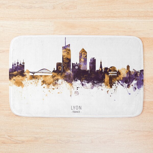 Item preview, Lyon France Skyline designed and sold by ArtPrints.