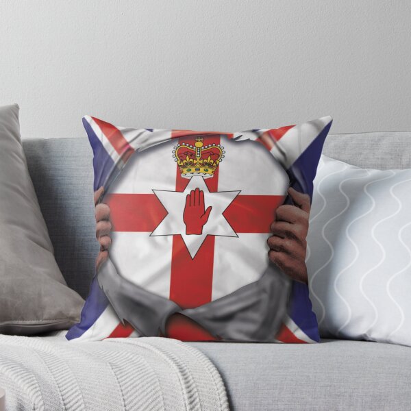 Item preview,  Northern Ireland Flag Great Britain Flag Ripped - Gift For Irish From Northern Ireland designed and sold by Popini.