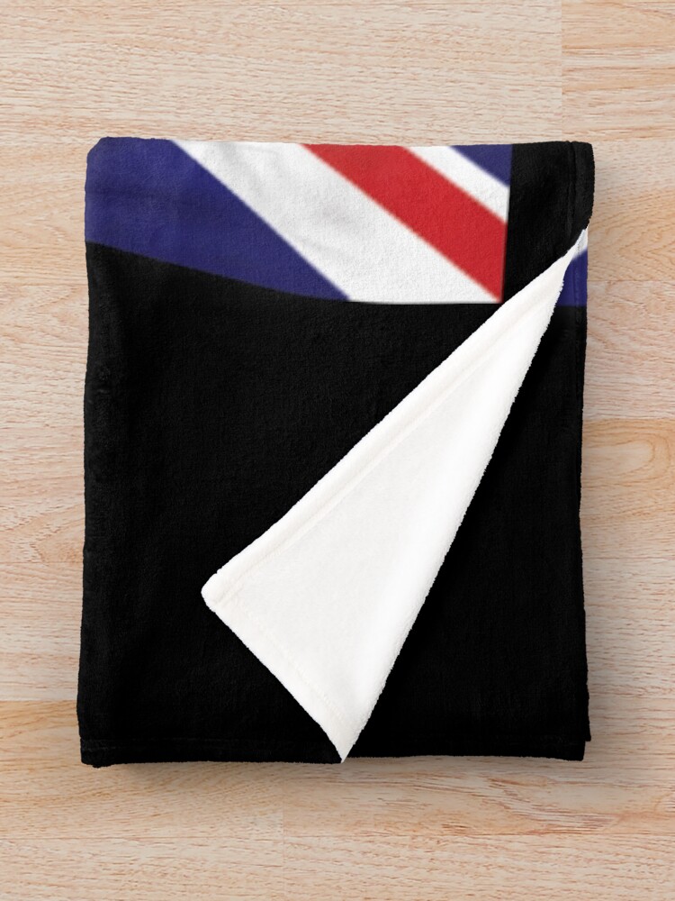 Thumbnail 3 von 6, Fleecedecke, Northern Ireland Flag Great Britain Flag Ripped - Gift For Irish From Northern Ireland designt und verkauft von Popini.