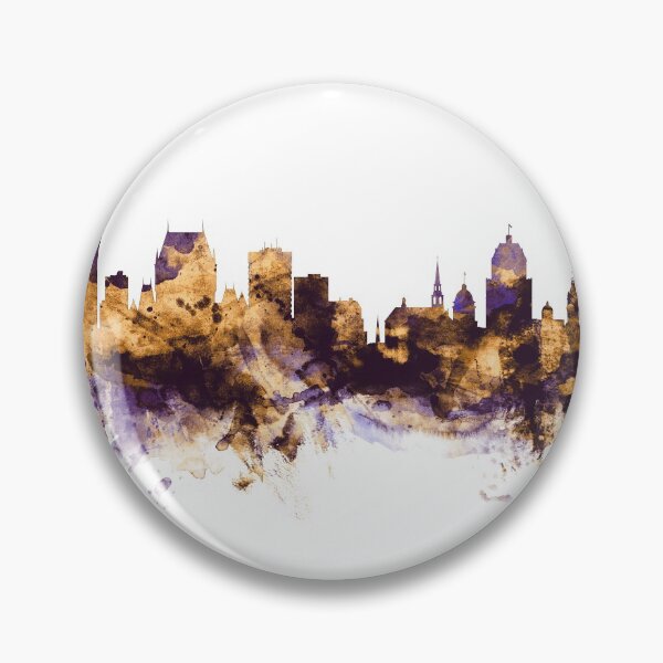 Item preview, Quebec Canada Skyline designed and sold by ArtPrints.