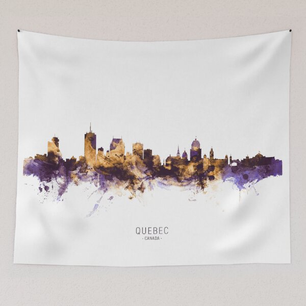 Artikelvorschau, Quebec Canada Skyline entworfen und verkauft von ArtPrints.