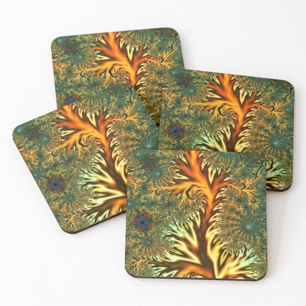 Item preview, colourful abstract floral branch pattern designed and sold by pinkal.