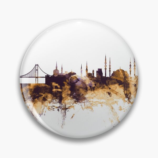 Artikelvorschau, Istanbul Turkey Skyline entworfen und verkauft von ArtPrints.