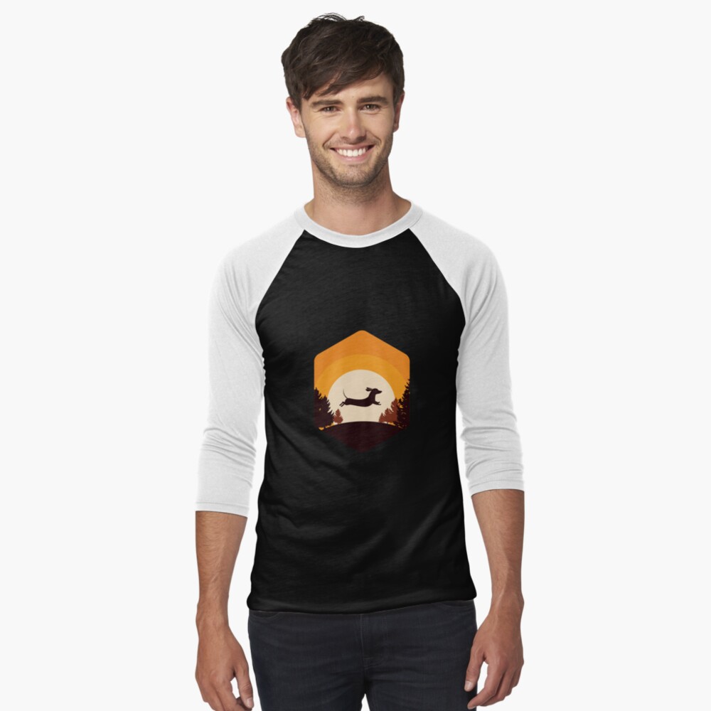 Item preview, Baseball ¾ Sleeve T-Shirt designed and sold by mydachshund.