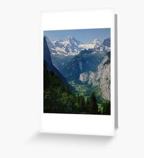 Breithorn & Tschinglehorn Grußkarte
