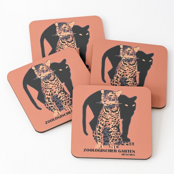 Item preview, Retro vintage Munich Zoo big cats designed and sold by aapshop.