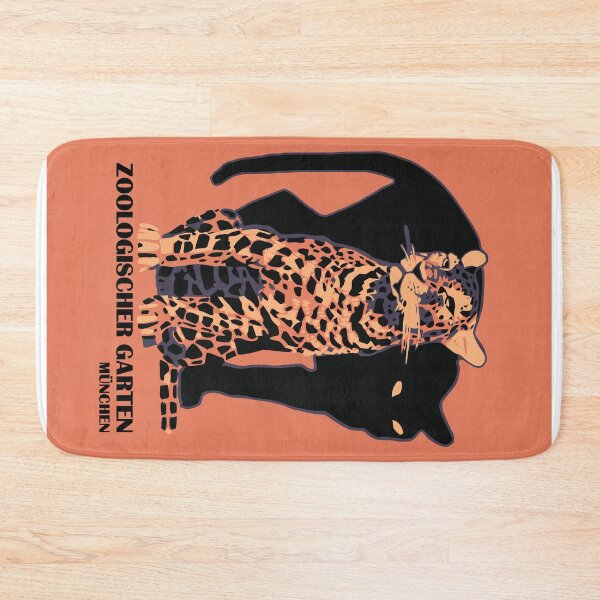 Item preview, Retro vintage Munich Zoo big cats designed and sold by aapshop.