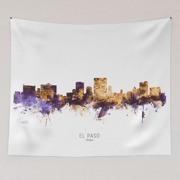 Item preview, El Paso Texas Skyline designed and sold by ArtPrints.