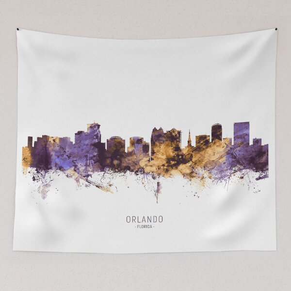 Item preview, Orlando Florida Skyline designed and sold by ArtPrints.