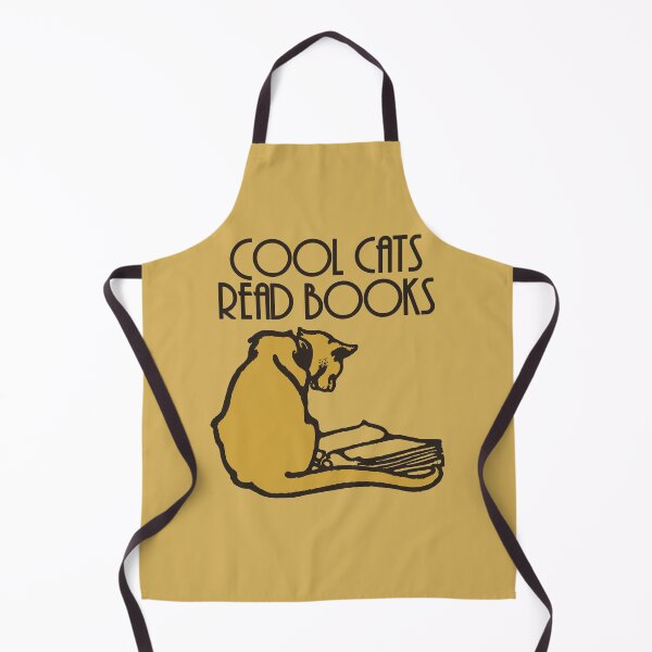 Item preview, Cool cats read books retro style designed and sold by aapshop.