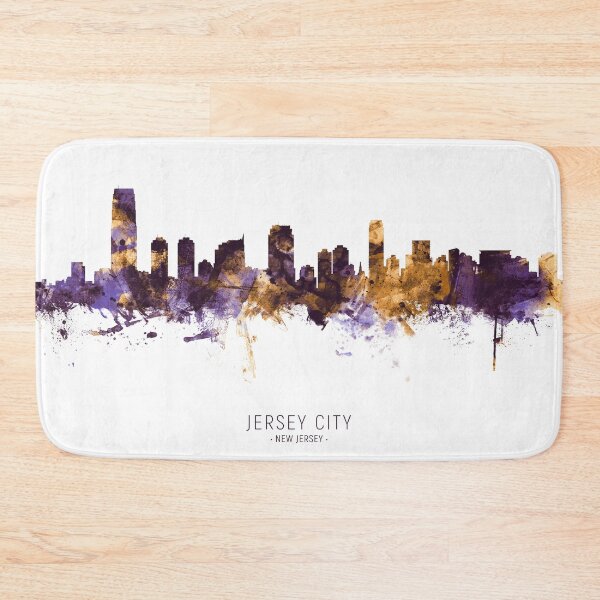 Artikelvorschau, Jersey City New Jersey Skyline entworfen und verkauft von ArtPrints.