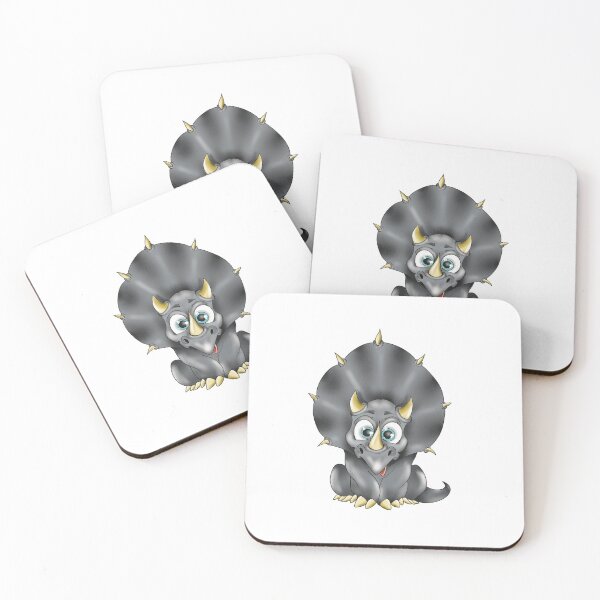 Item preview, Cute Triceratops Dinosaur designed and sold by Balazs Borzon.
