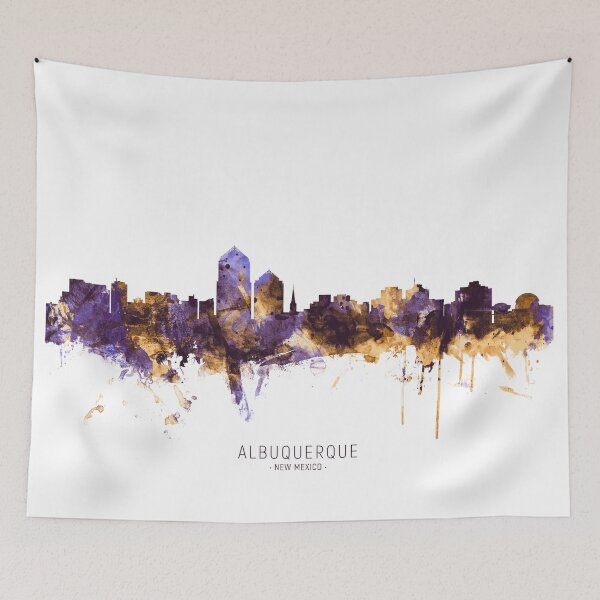 Item preview, Albuquerque New Mexico Skyline designed and sold by ArtPrints.