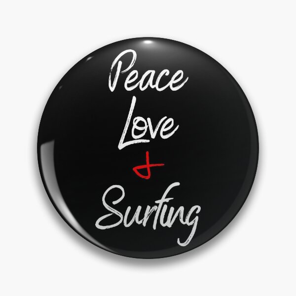 Item preview, Peace Love & Surfing designed and sold by JOYSURF-LAB.