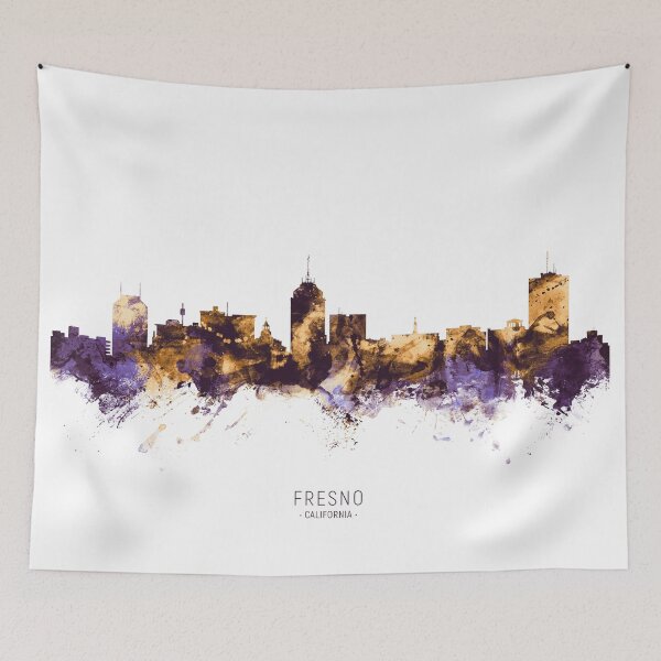 Item preview, Fresno California Skyline designed and sold by ArtPrints.