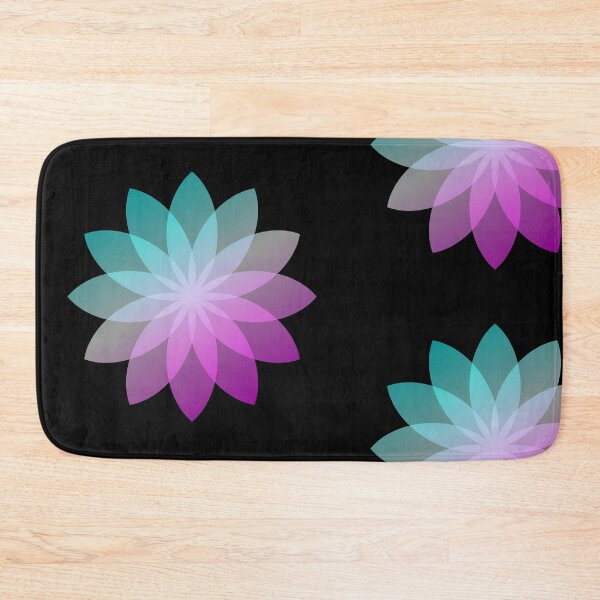 Item preview, Purple Blue Abstract Flower Art Design designed and sold by Vasabi88.