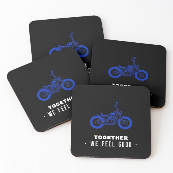 Item preview, Chopper Motorcycle Together We Feel Good Black designed and sold by acceleratorhams.