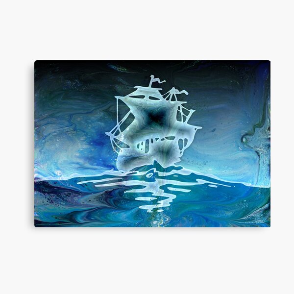 Ghost Ship Canvas Prints Redbubble