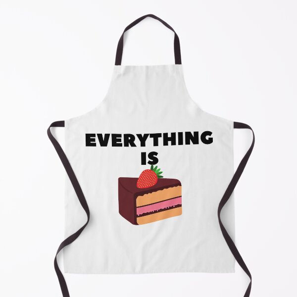 Item preview, Everything is cake funny strawberry cake quote designed and sold by OneTimeEngineer.
