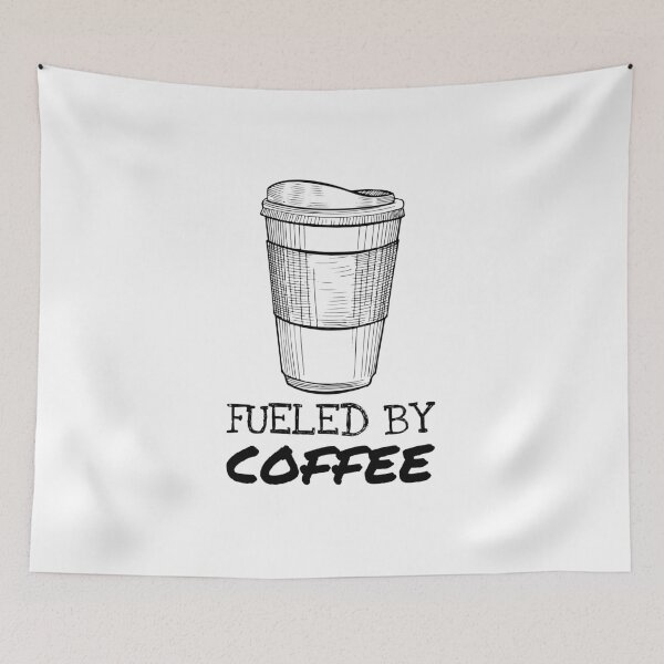 Item preview, Fueled By Coffee Hot To Go Cup designed and sold by quoteology.