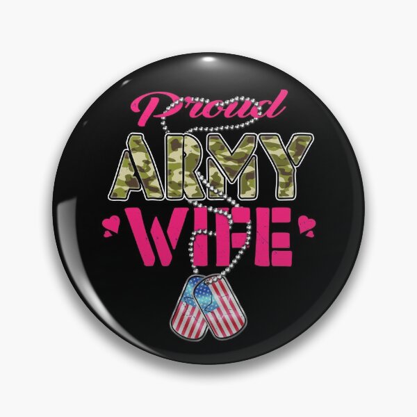 Item preview, Proud Army Wife Shirt - Camo US Flag Dog Tags - Military Wife Gift designed and sold by DesignCube.