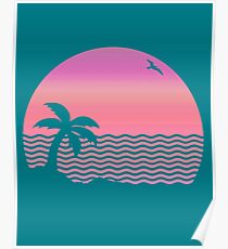 Ausgelöscht! Sonnenuntergang verblassen Poster