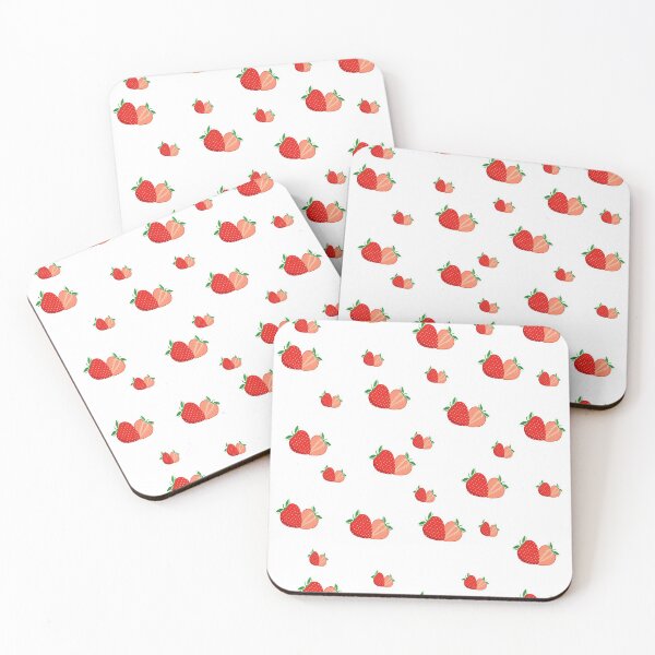 Item preview, Strawberry patterns designed and sold by Didou  Design.