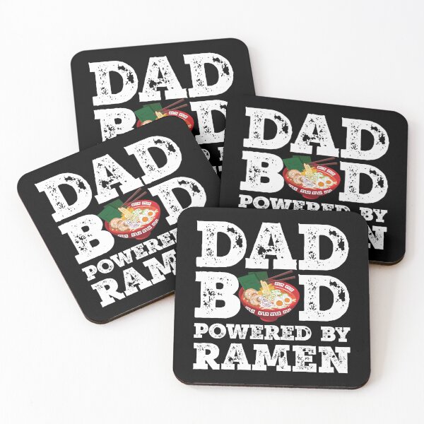 Item preview, Dad Bod Powered By Ramen Father Figure Gifts Idea with Funny Graphic for Food Lovers designed and sold by Orange Pieces.