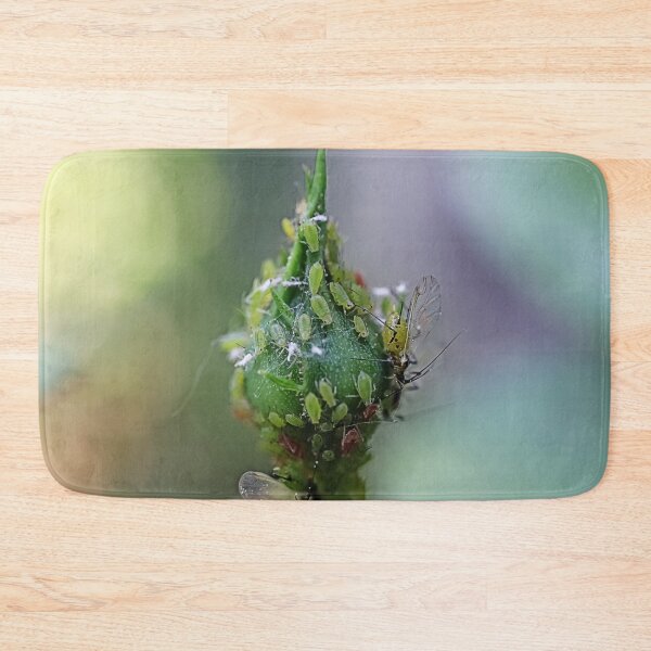 Item preview, Маcro Green Rose Aphid on Rose Bud - Funny Insects Entomology Gift  designed and sold by r-silver.