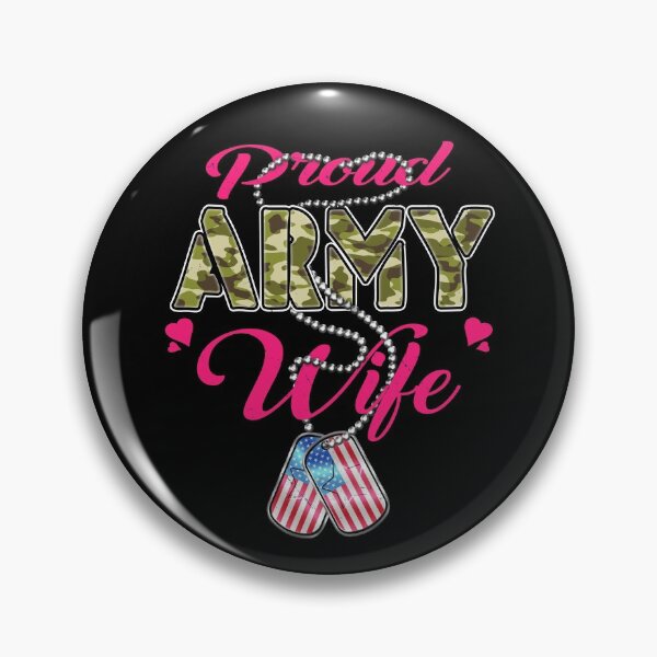 Item preview, Proud Army Wife Shirt - Camo US Flag Dog Tags - Military Wife Gift designed and sold by DesignCube.