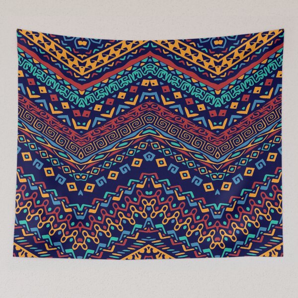 Item preview, Mayan Aztec Indian Tribal Ethnic Pattern designed and sold by Vector Scout Lab.
