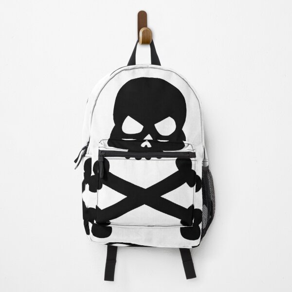 Item preview, Black and white simpel skull and bones pirate Jolly Roger logo. Black. designed and sold by PrintPit.