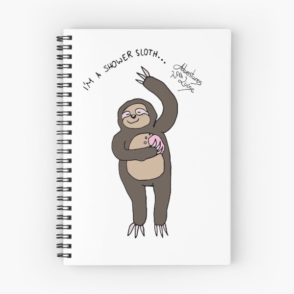 Item preview, Sloths also have to take a shower designed and sold by AdventuresLuise.
