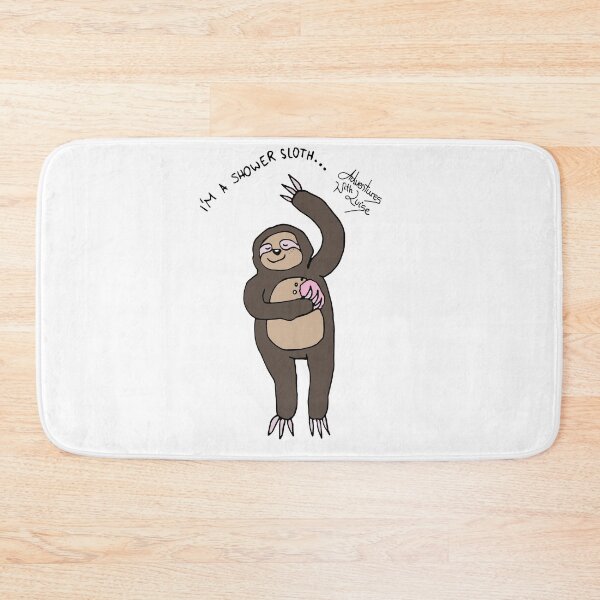Item preview, Sloths also have to take a shower designed and sold by AdventuresLuise.