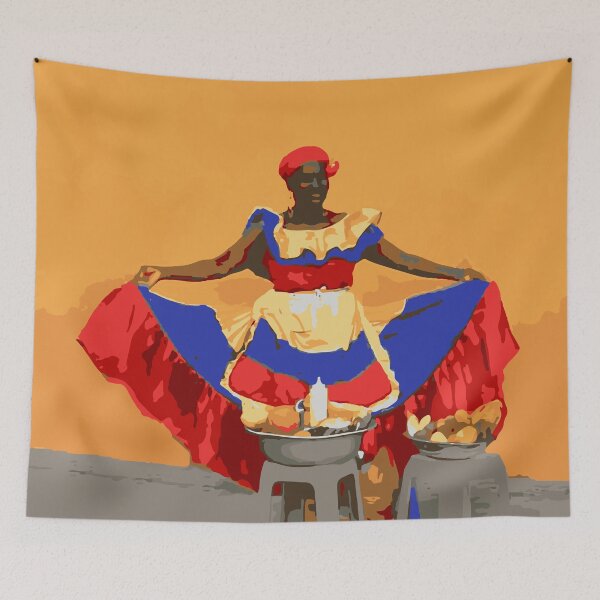 Item preview, the fruit vendor designed and sold by am-mantilla2156.