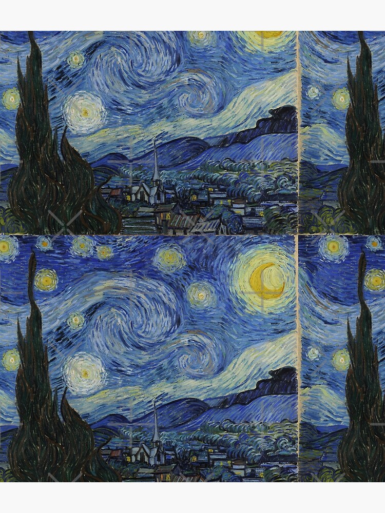 The Starry Night Vincent Van Gogh Backpack by Design & Art