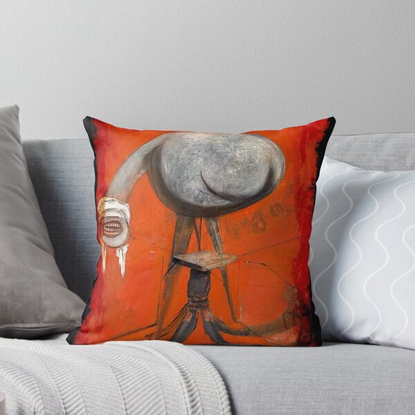 Item preview, Figure at base of crucifixion Francis Bacon painting art lover artist gift t shirt or mask designed and sold by Johannesart.