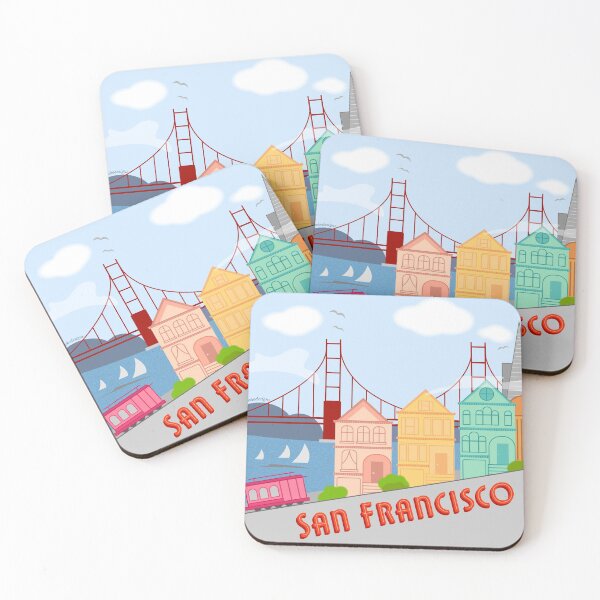 San Francisco Coasters (Set of 4)
