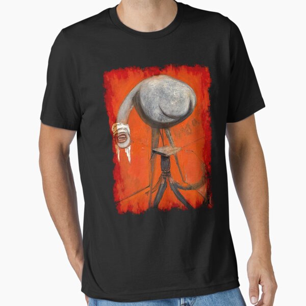 Item preview, Figure at base of crucifixion Francis Bacon painting art lover artist gift t shirt or mask designed and sold by Johannesart.