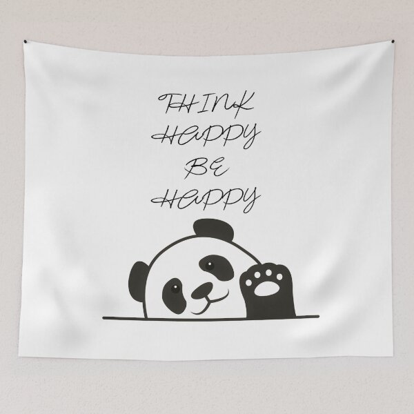Item preview, Panda - think happy, be happy designed and sold by ThommyBLN.