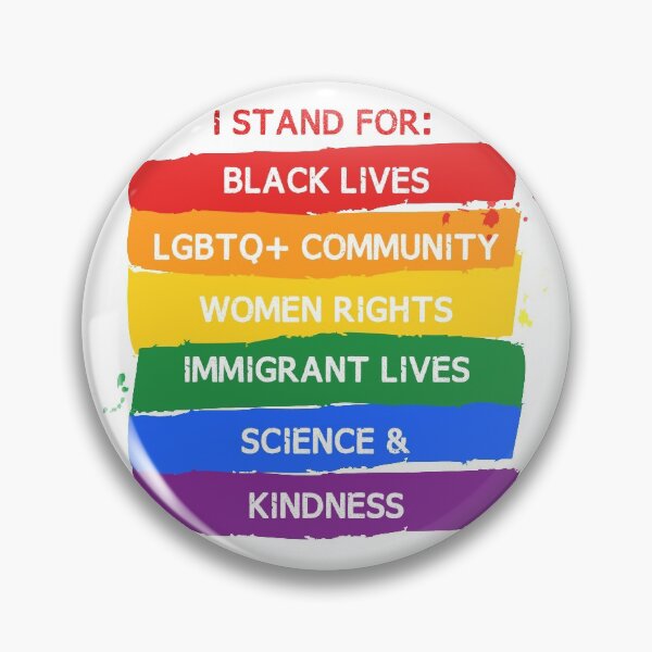 Item preview, I stand for Black Lives LGBTQ+ designed and sold by empowered-gal.