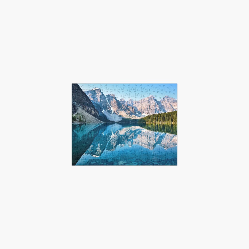 "Moraine lake in Canada" Jigsaw Puzzle by amonallday Redbubble