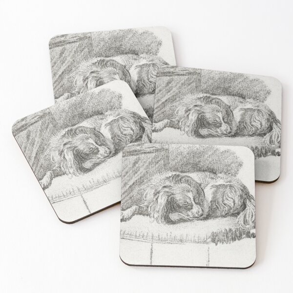 Item preview, Lying dog by Cornelis Ploos van Amstel designed and sold by WildCreation.