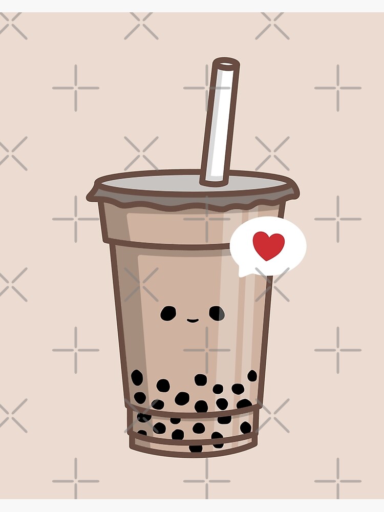 Galaxy Boba Tea Art Board Print for Sale by heysoleilart