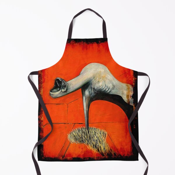 Item preview, Figure at base of crucifixion Francis Bacon painting art lover artist gift t shirt or mask designed and sold by Johannesart.