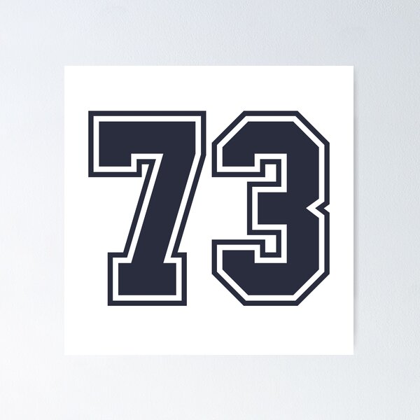Item preview, 73 Sports Number Seventy-Three designed and sold by HelloFromAja.