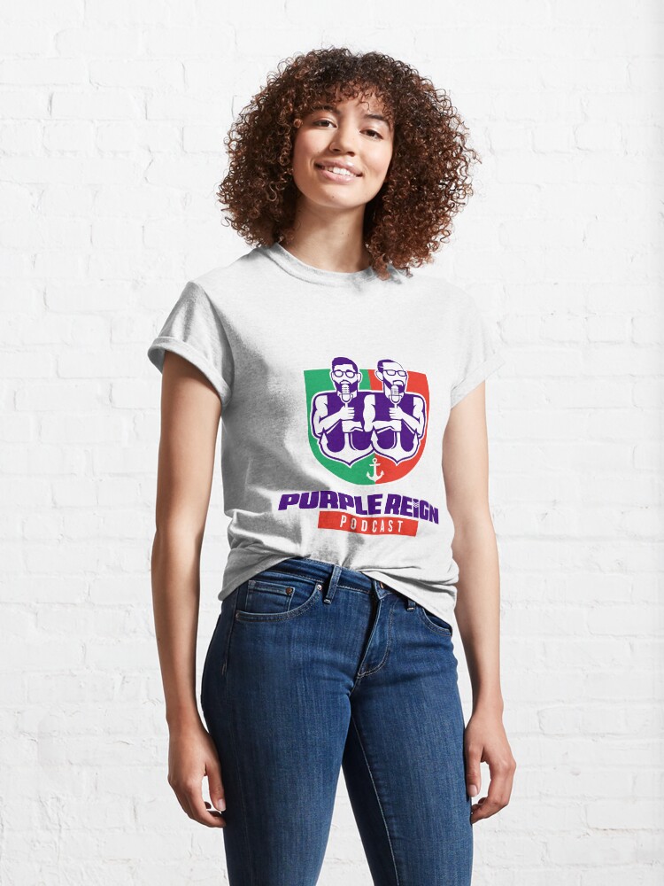 Alternate view of Purple Reign Heritage Logo (Light) Classic T-Shirt