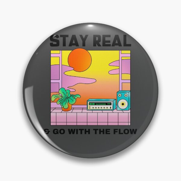 Item preview, Stay Real & Go With The Flow designed and sold by jaslee125.
